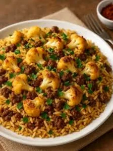 طرز تهیه گل کلم پلو